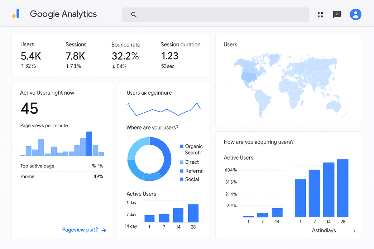Google Analytics Dashboard